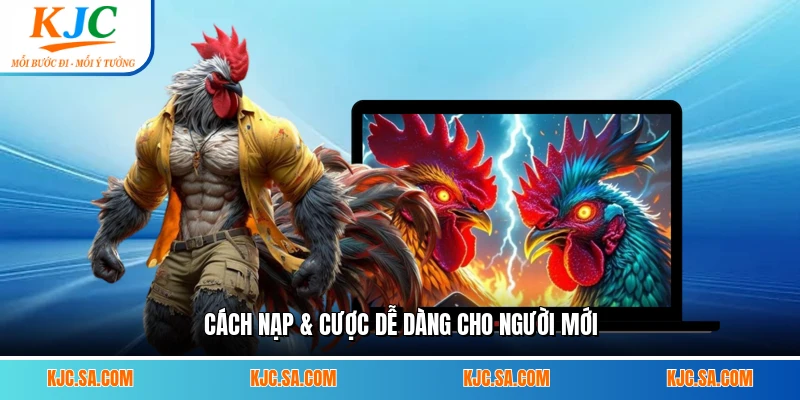 Cách nạp & cược dễ dàng cho người mới
